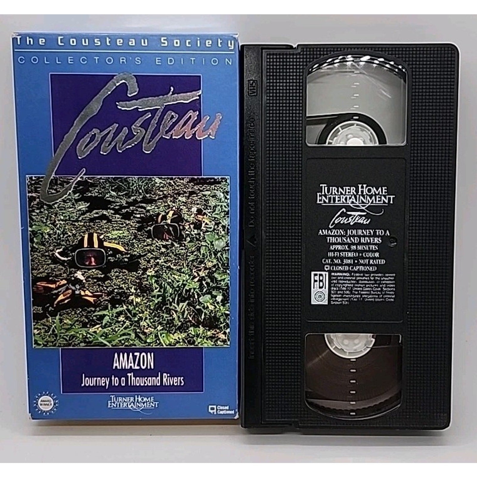 The Cousteau Collection - Vol. 7: Amazon - Journey to a Thousand Rivers (VHS,...