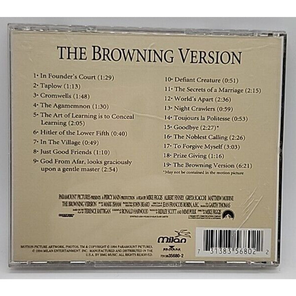 The Browning Version by Original Soundtrack (CD, Oct-1994, Milan)
