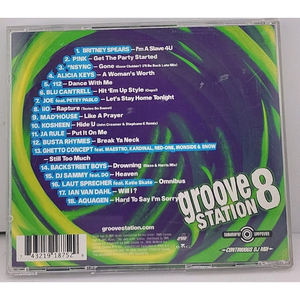 Groove Station, Vol. 8 by Various Artists (CD, May-2002, Bmg)