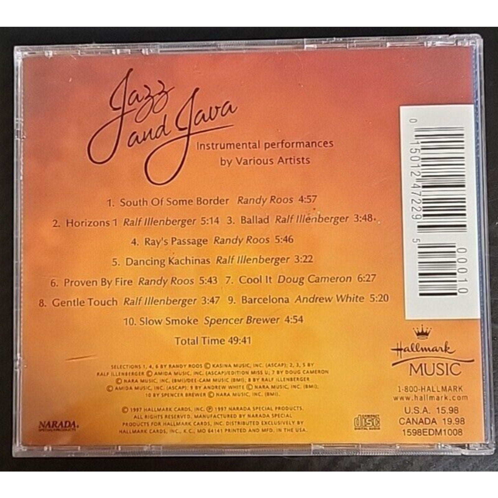 Jazz and Java From Hallmark Music/Various Artists (CD, 1997 )