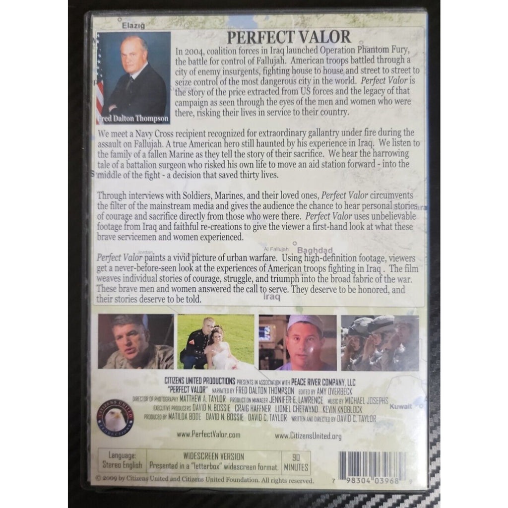 Perfect Valor Dvd Citizens United Productions