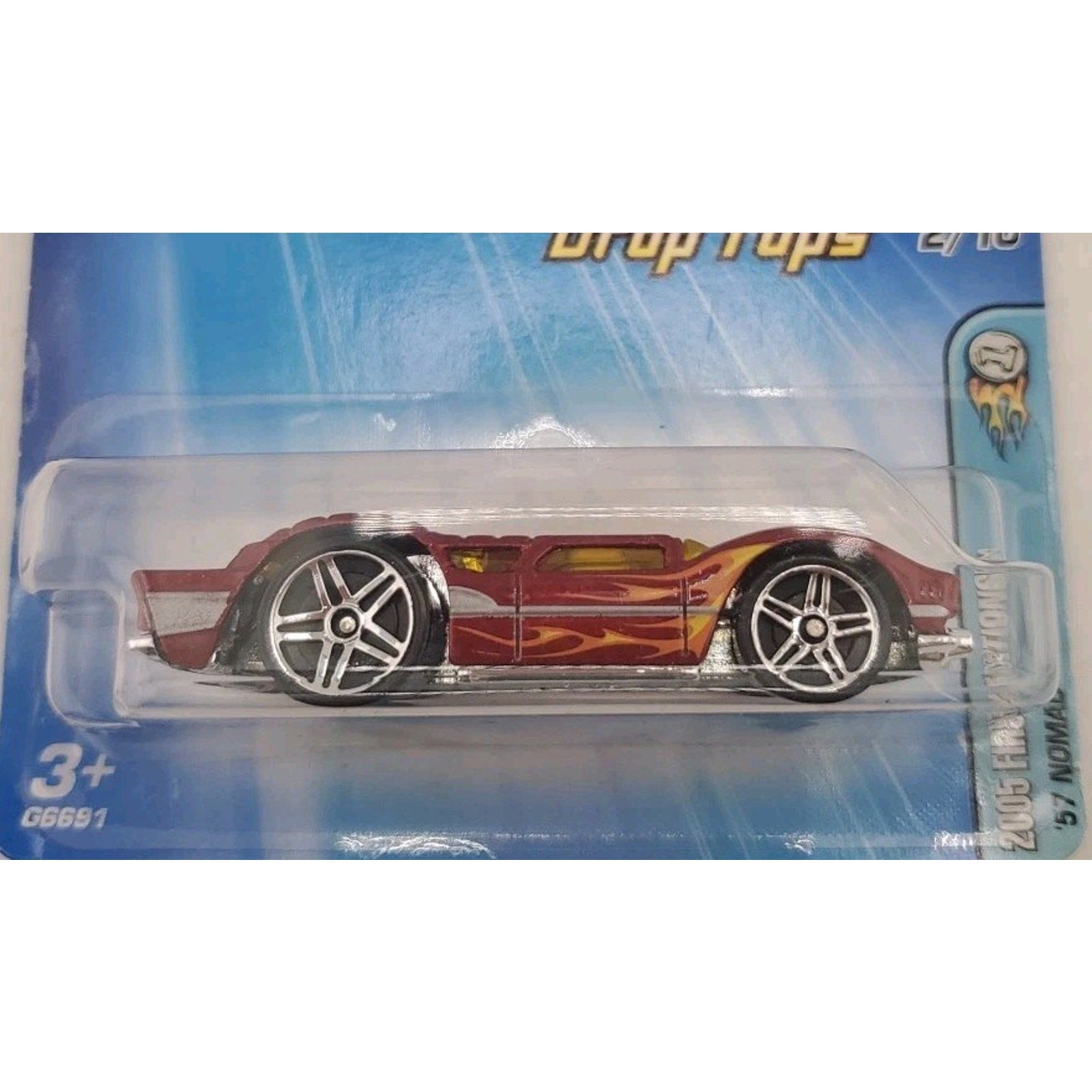 Hot Wheels '57 NOMAD, Red; 2005 First Editions Series 2/10 #022