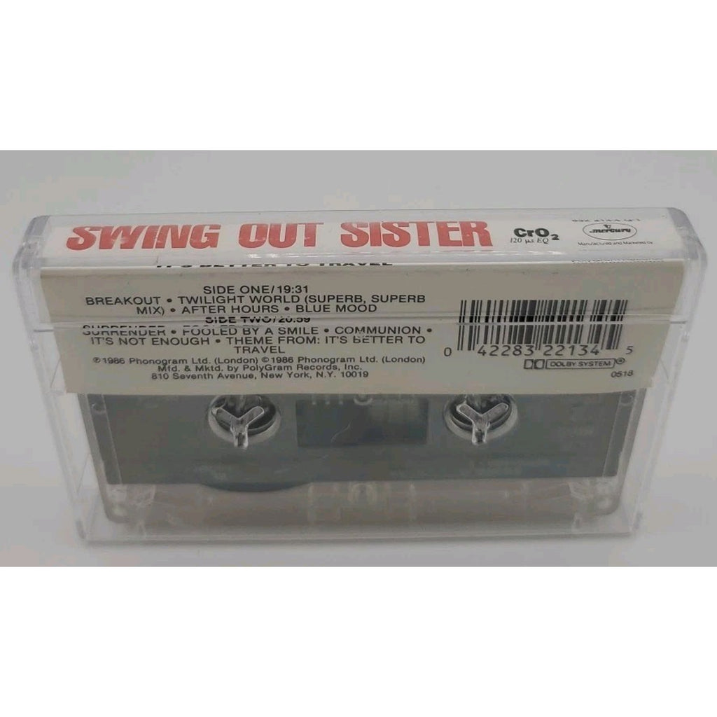 Swingout Sister It's Better to Travel - Cassette Tape 1986 PolyGram Records