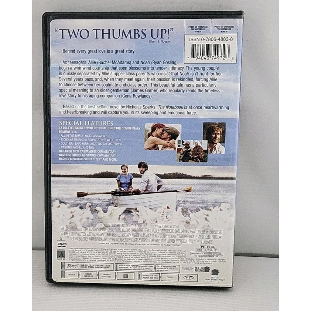 The Notebook (DVD, 2004)