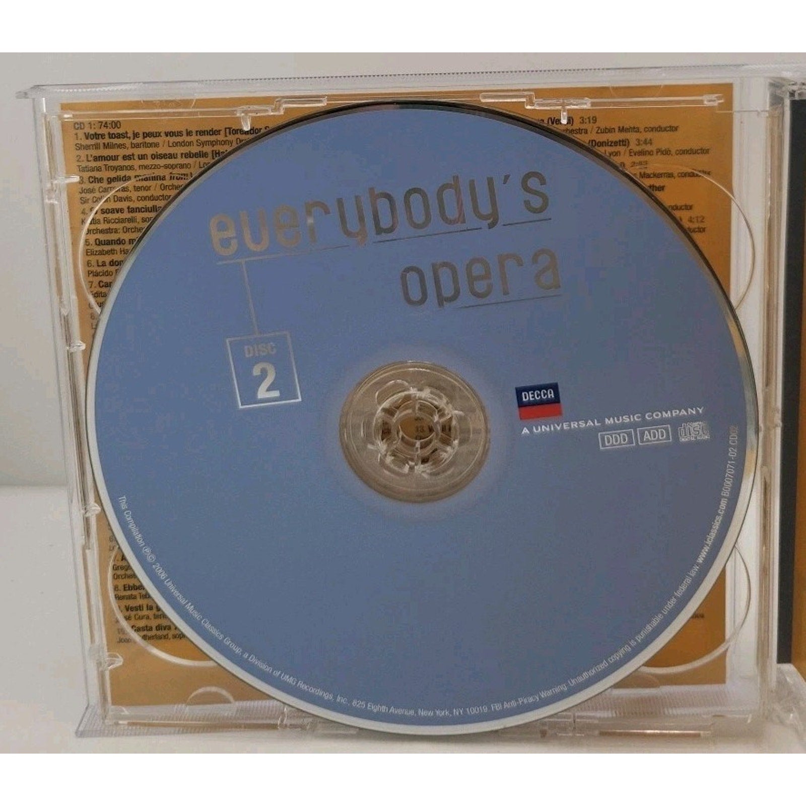 Everybody's Opera CD