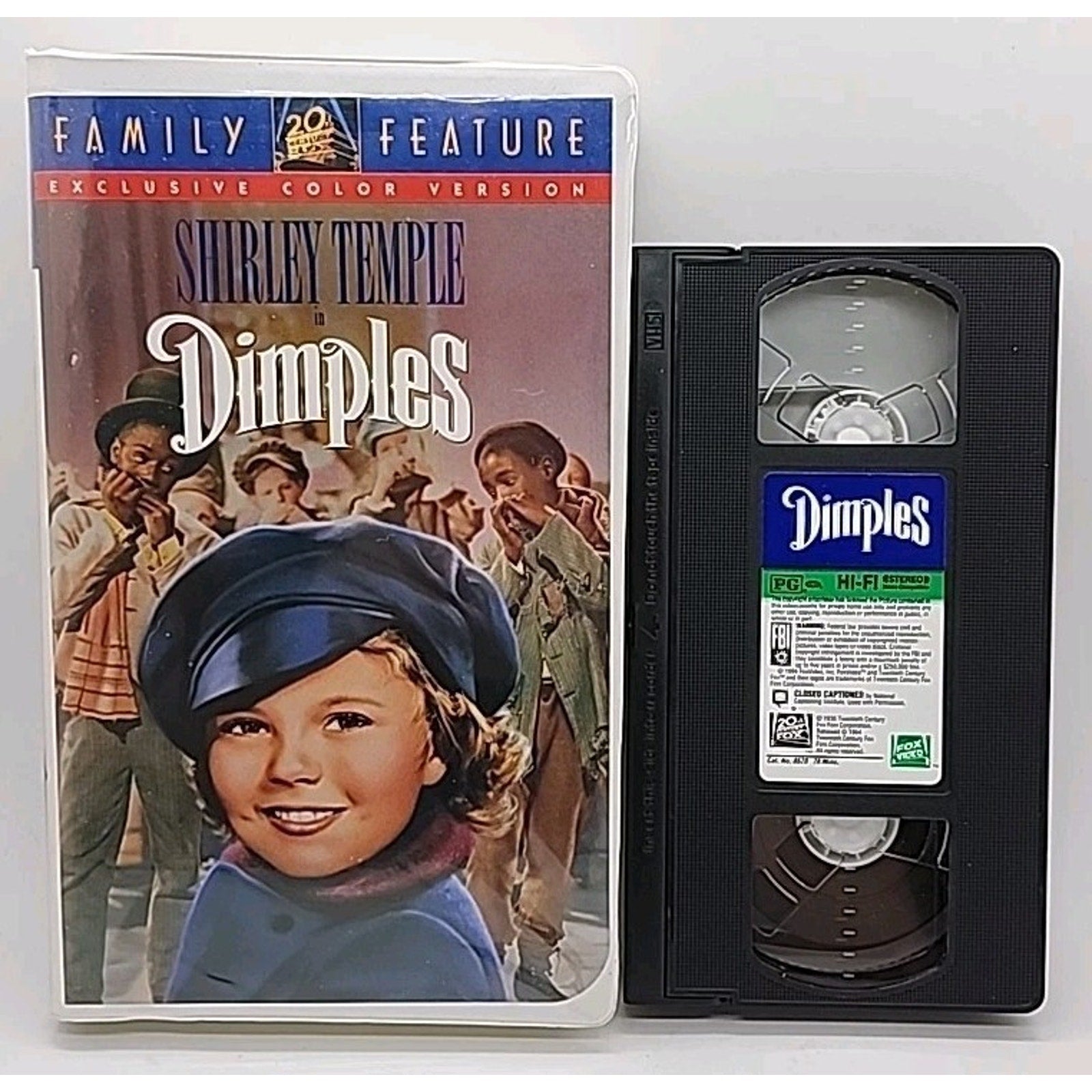 Dimples (VHS, 1994, Colorized Clamshell)