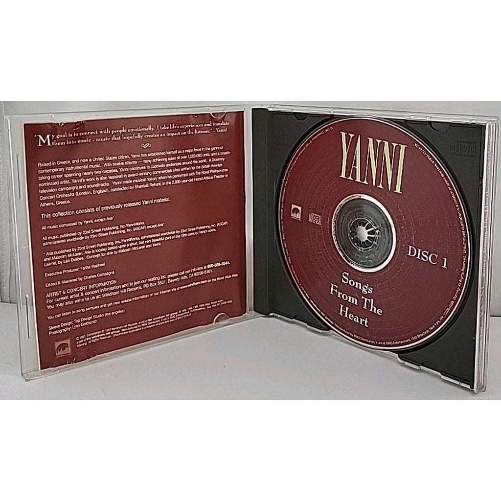 Songs From the Heart (Disc 1) by Yanni (CD, 1997)