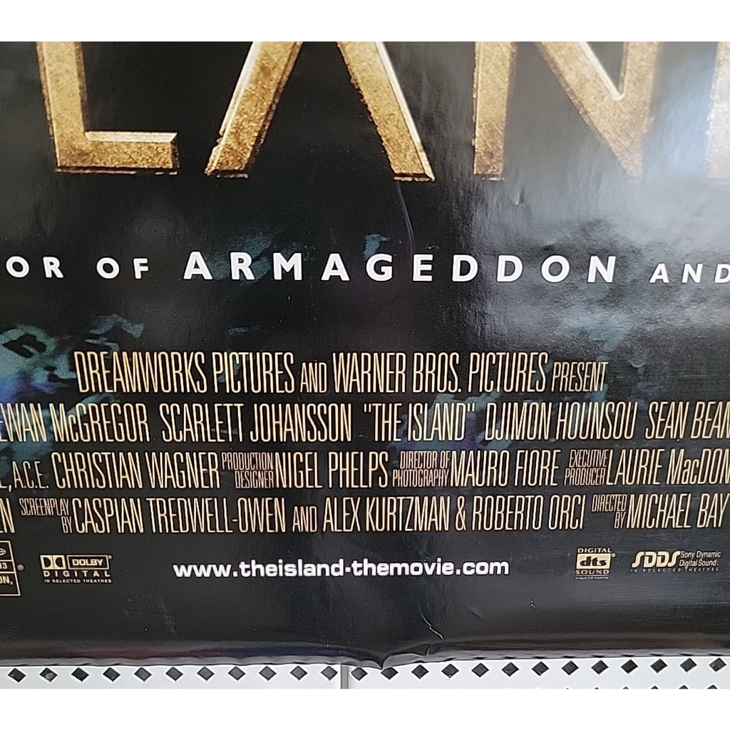 The Island 2005 Double Sided Original Movie Poster 27" x 40"