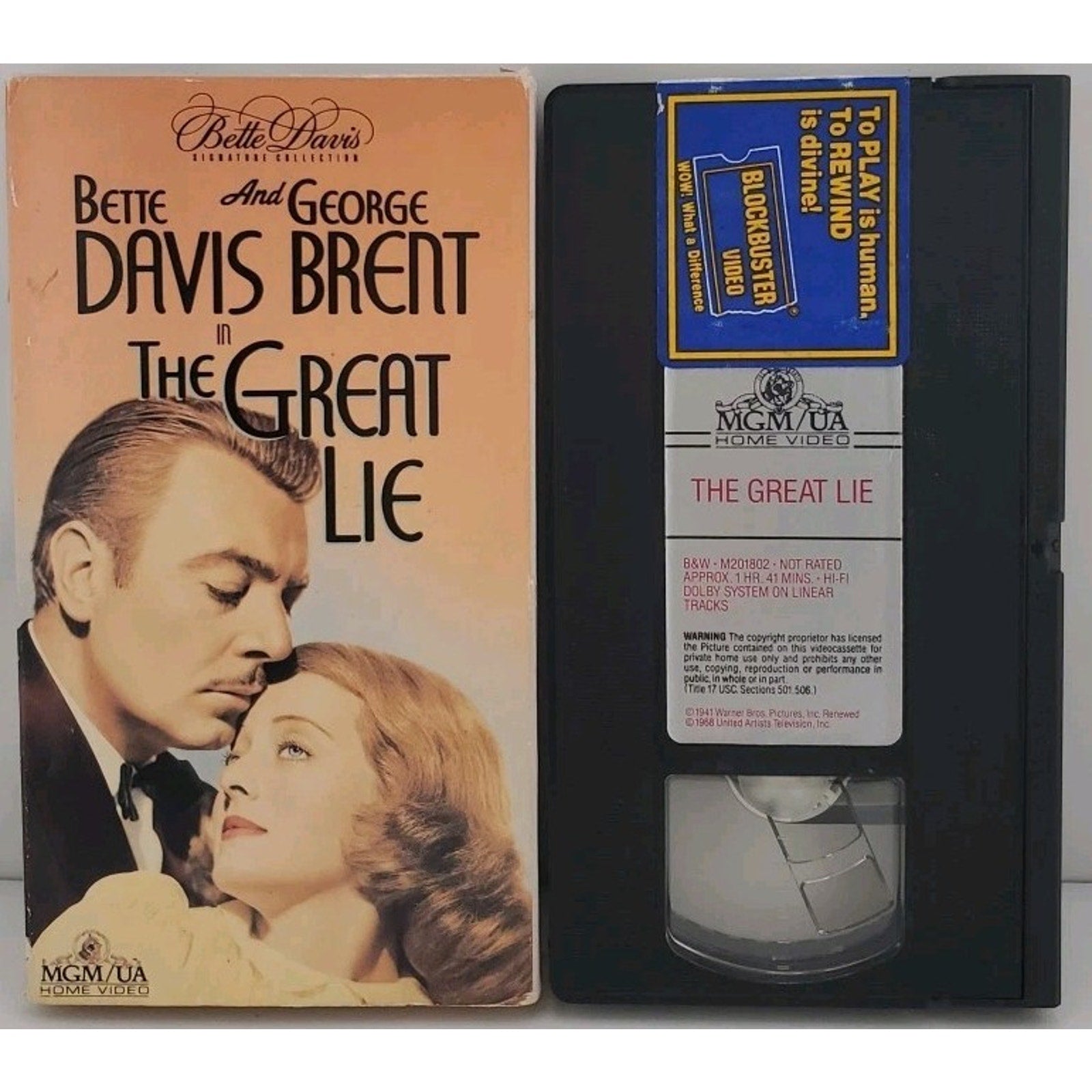 The Great Lie VHS
