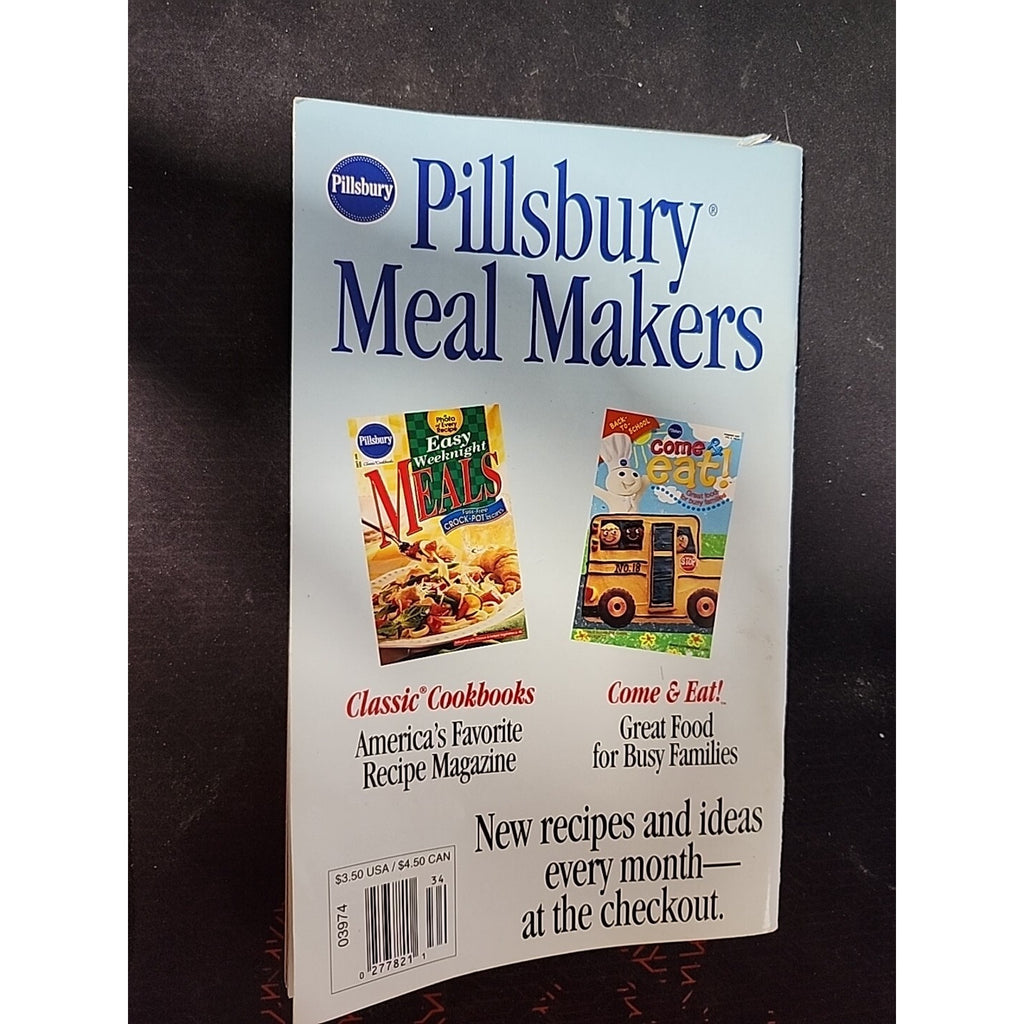 Vintage 2000 Pillsbury Recipes Cookbook Cook Book Cooking Paperback Book