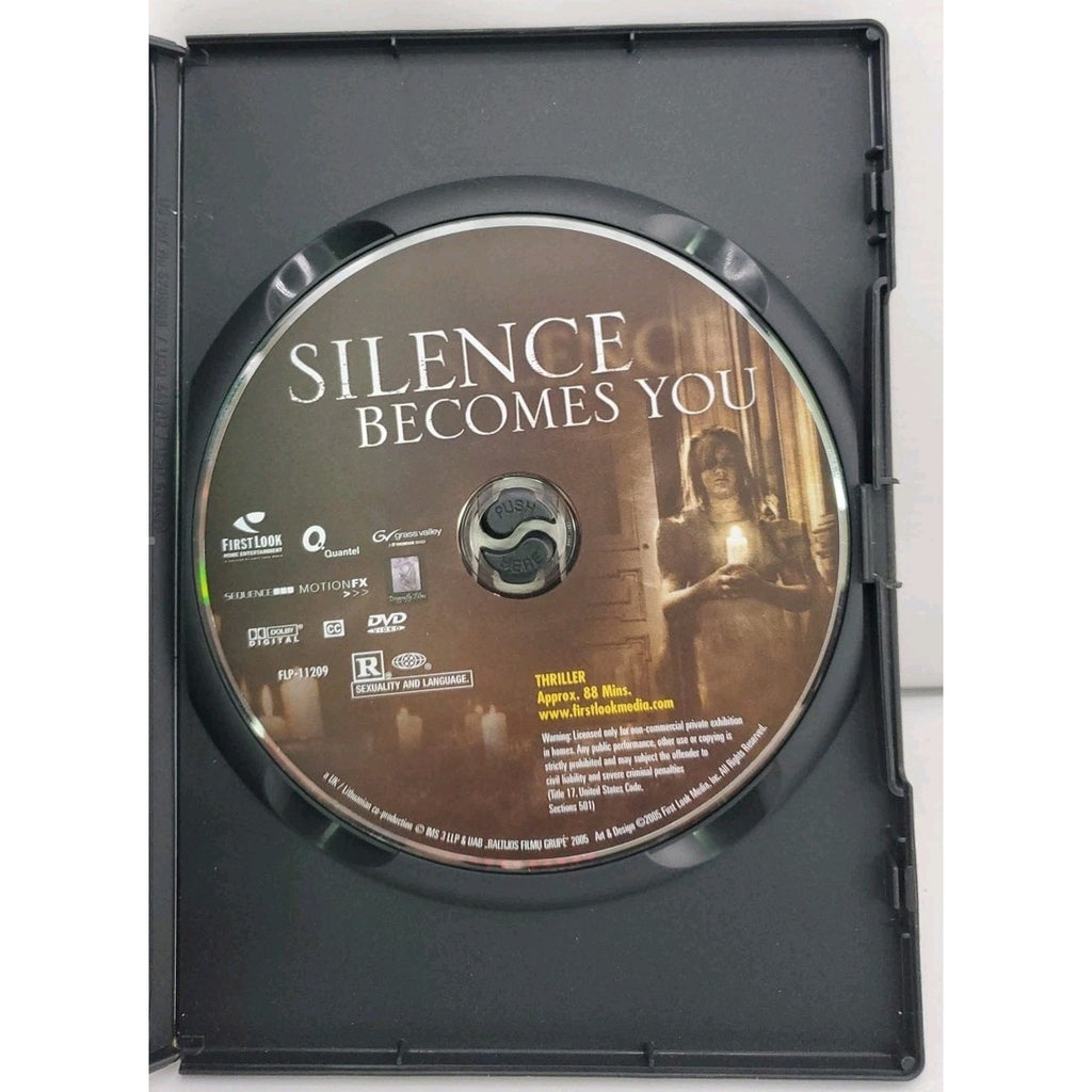 Silence Becomes You DVD