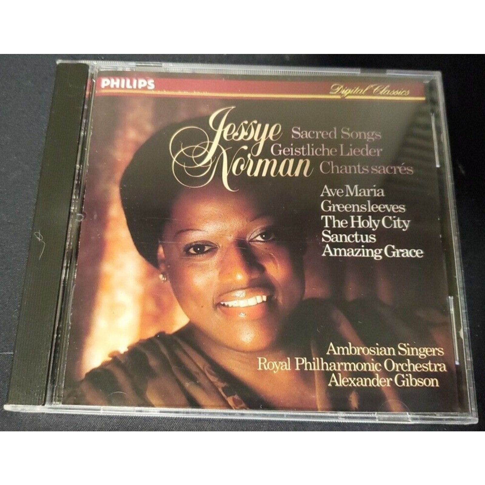 Sacred Songs : Jessye Norman : Schubert, et al (CD, Mar-1983, Philips)