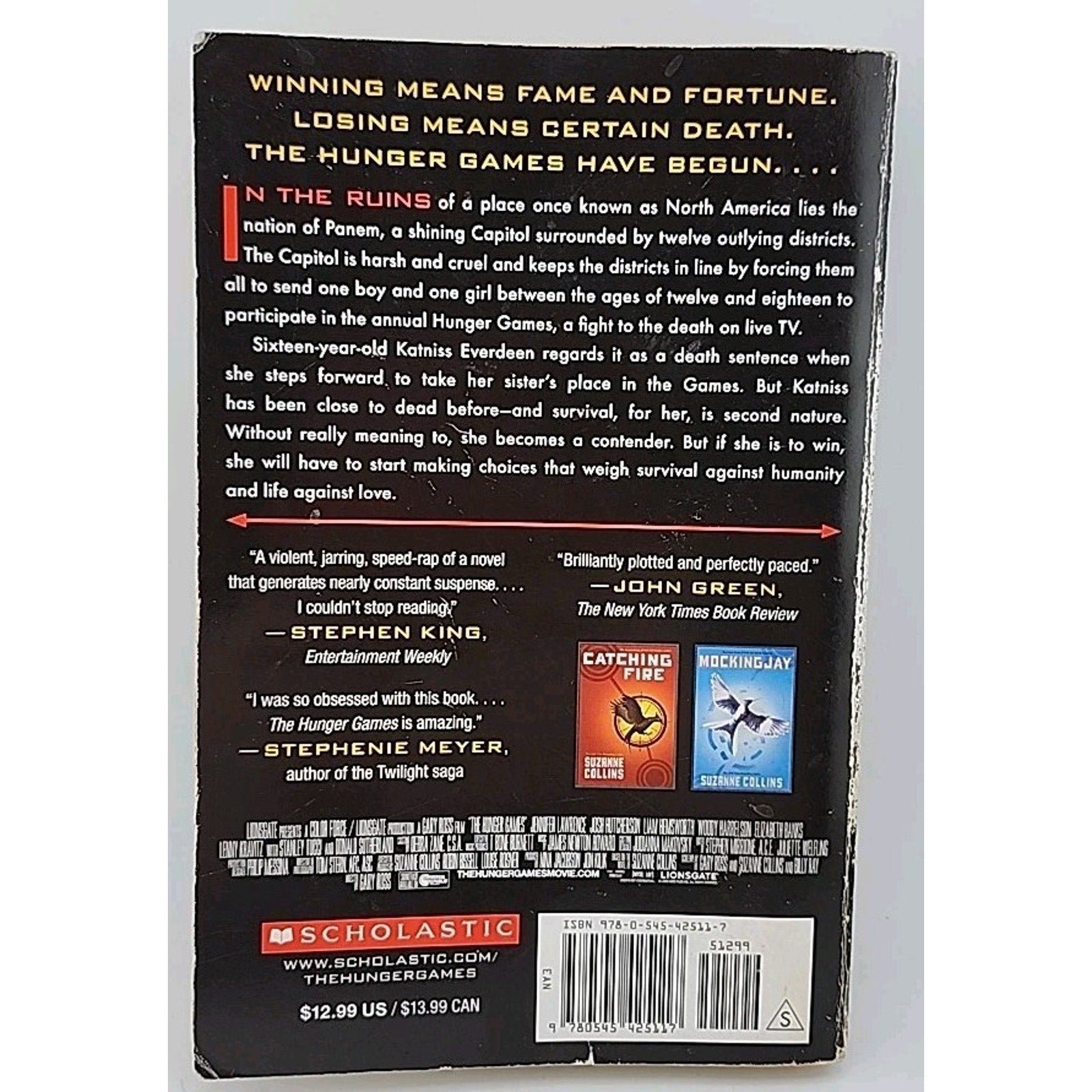Hunger Games by Suzanne Collins (2012, Trade Paperback)