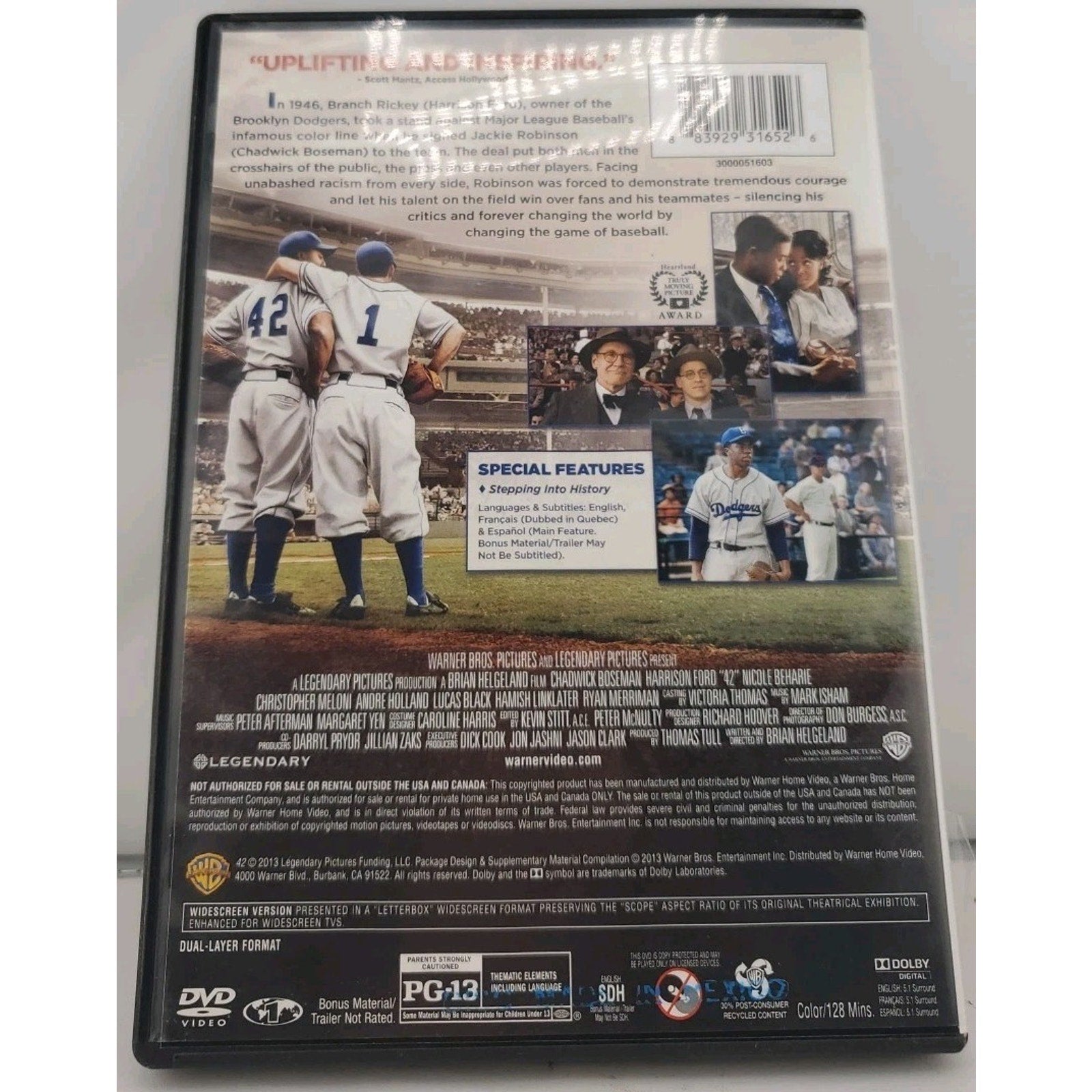 42 (DVD, 2013)