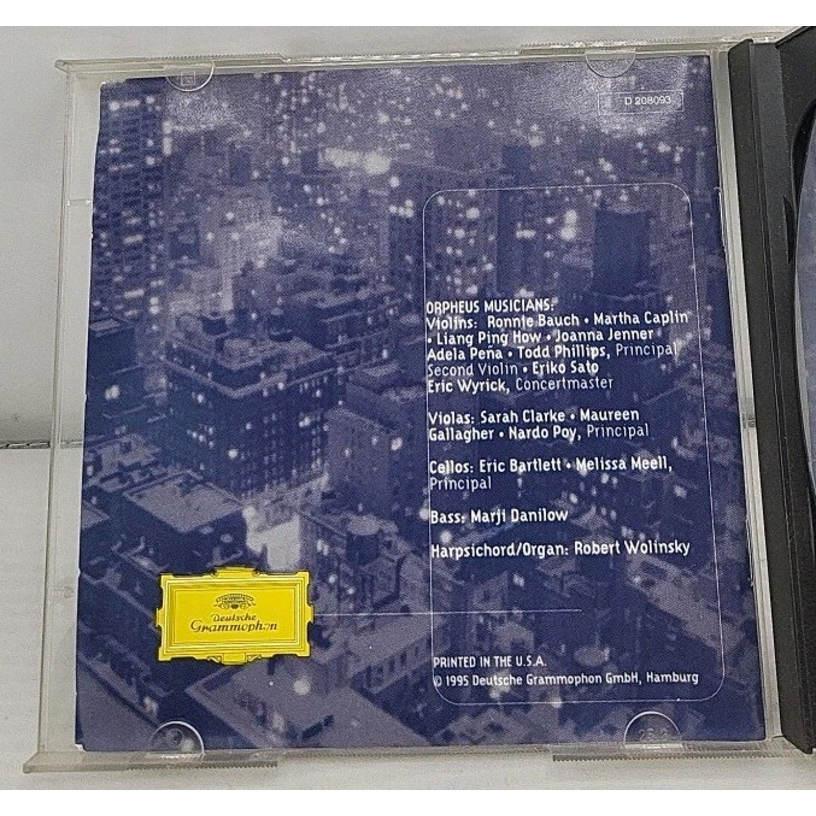 Vivaldi The 4 Seasons Gil Shaham Orpheus Violin CD (Only One Disc)