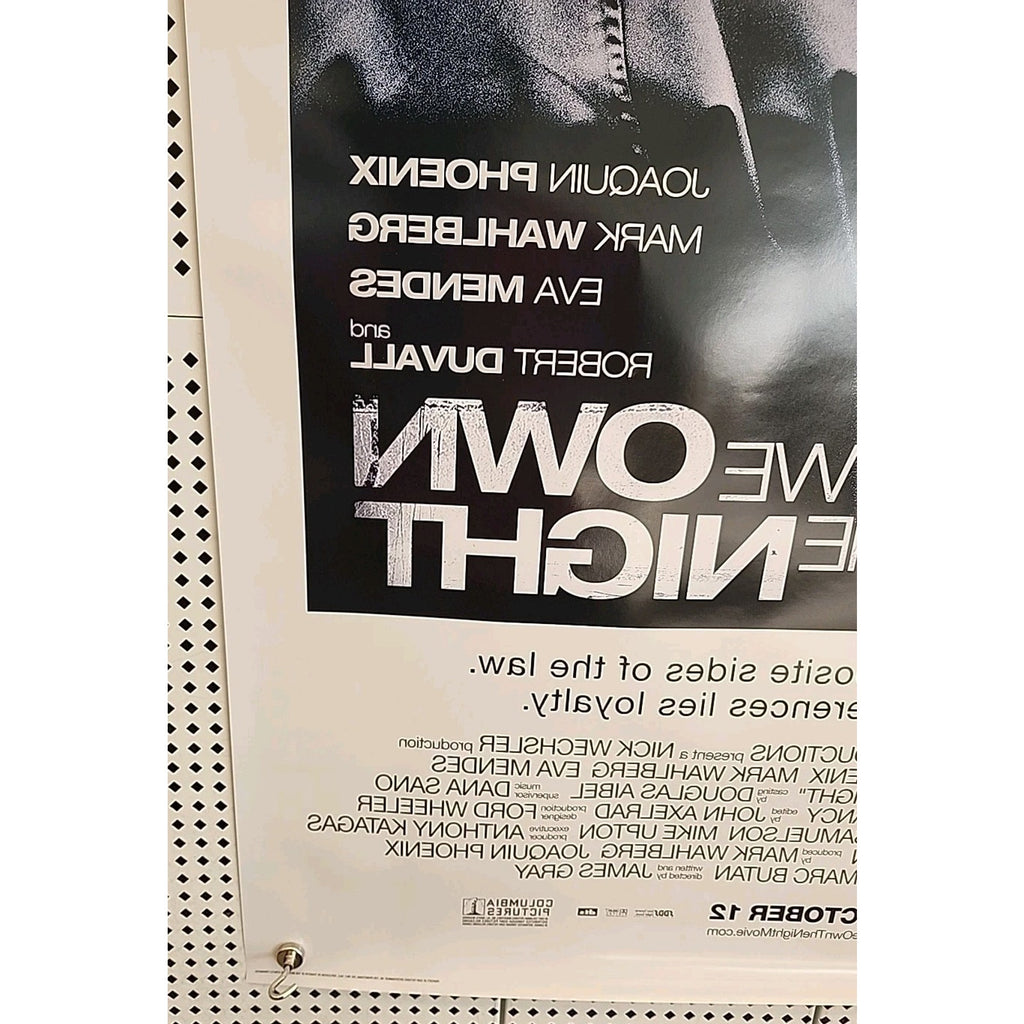 We Own the Night Original Video Release Poster 27 x 40 Rolled