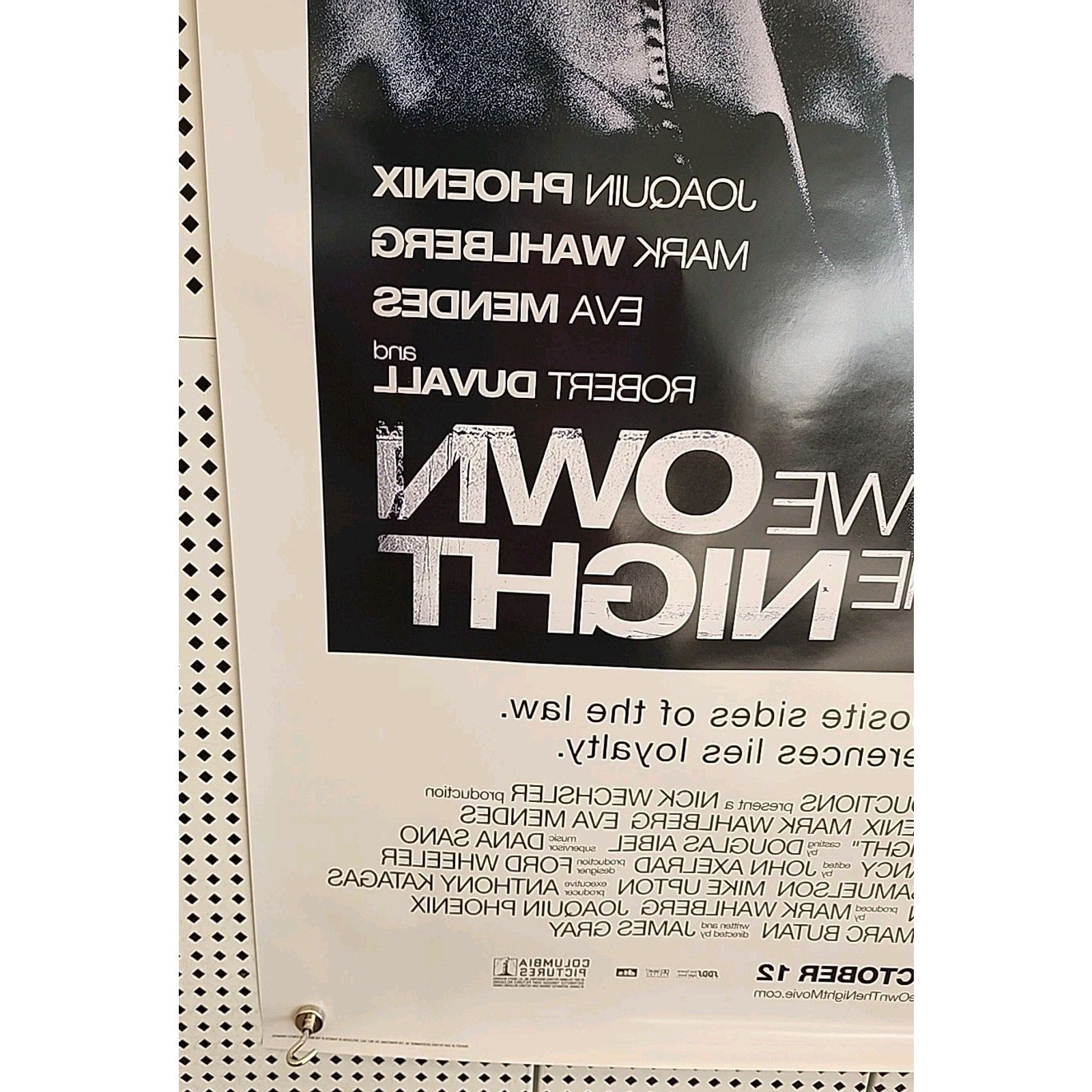 We Own the Night Original Video Release Poster 27 x 40 Rolled
