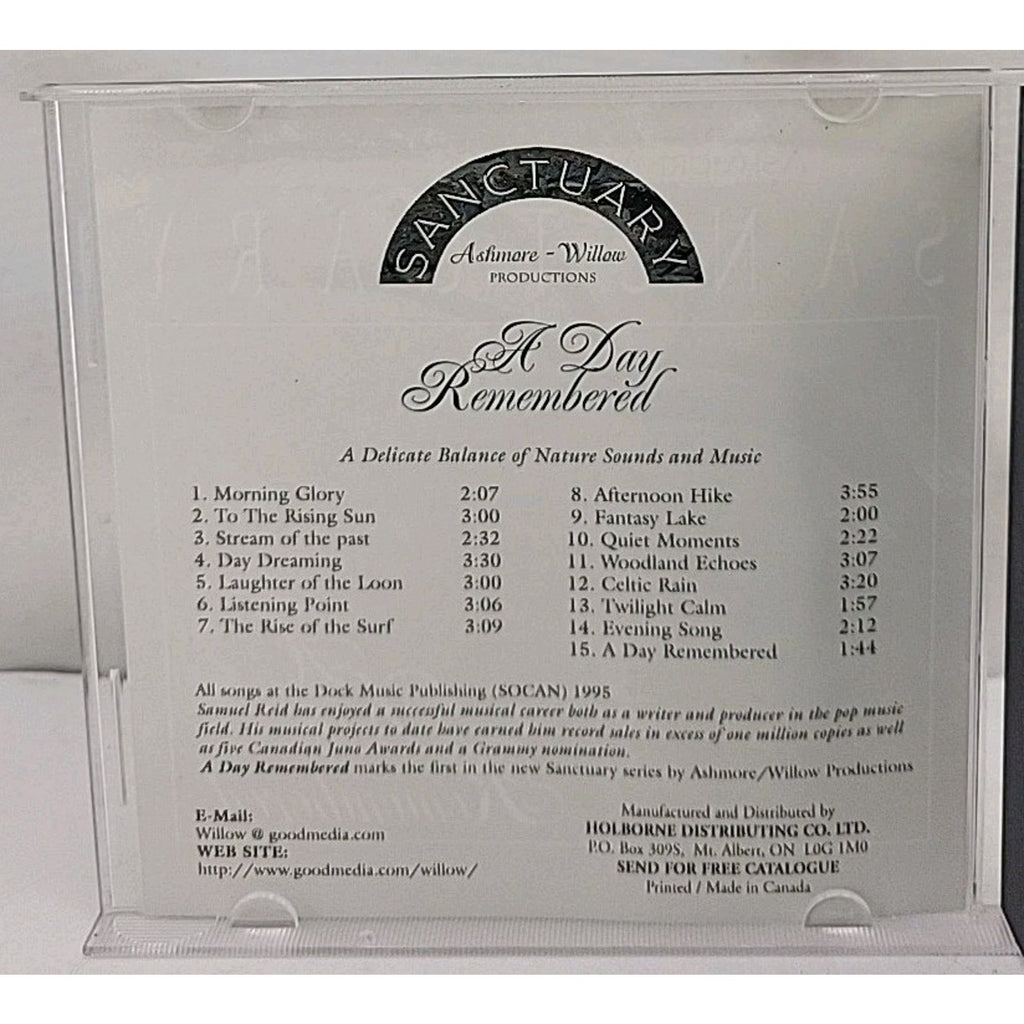 Sanctuary a Day Remembered CD Ashmore Willow Productions
