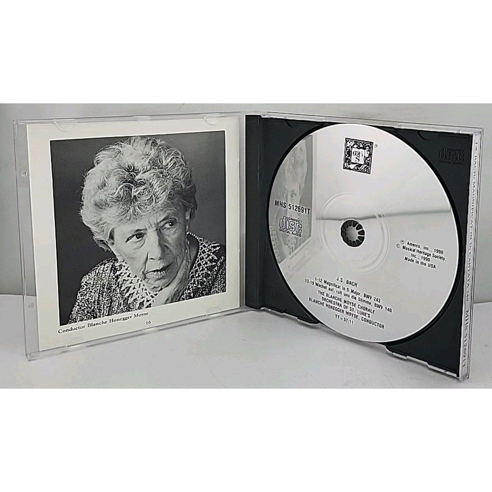 J.S. Bach Magnificat in D Cantata 140 Orchestra of St. Luke's CD