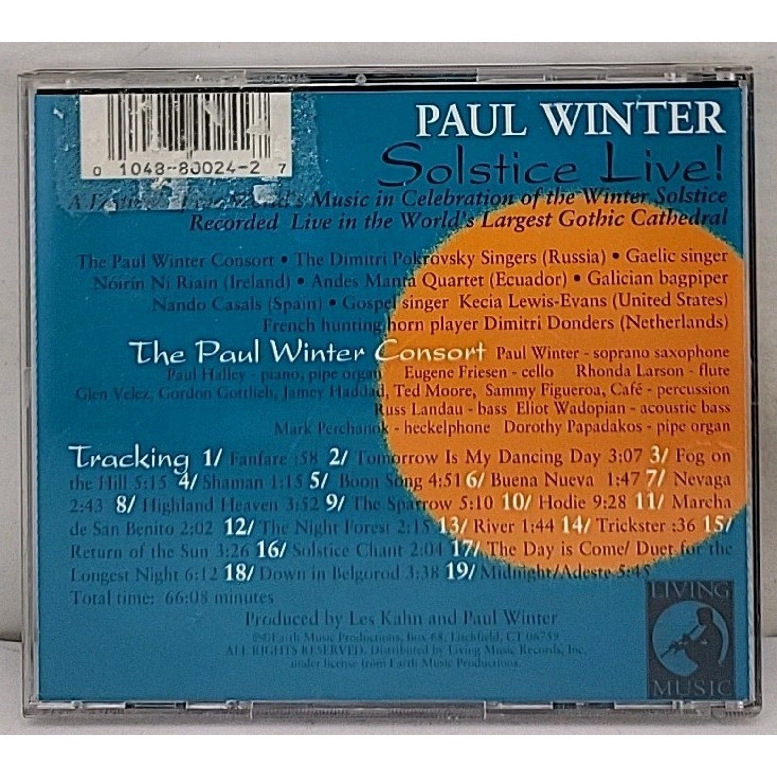 Solstice Live! by Paul Winter (CD, 1993)