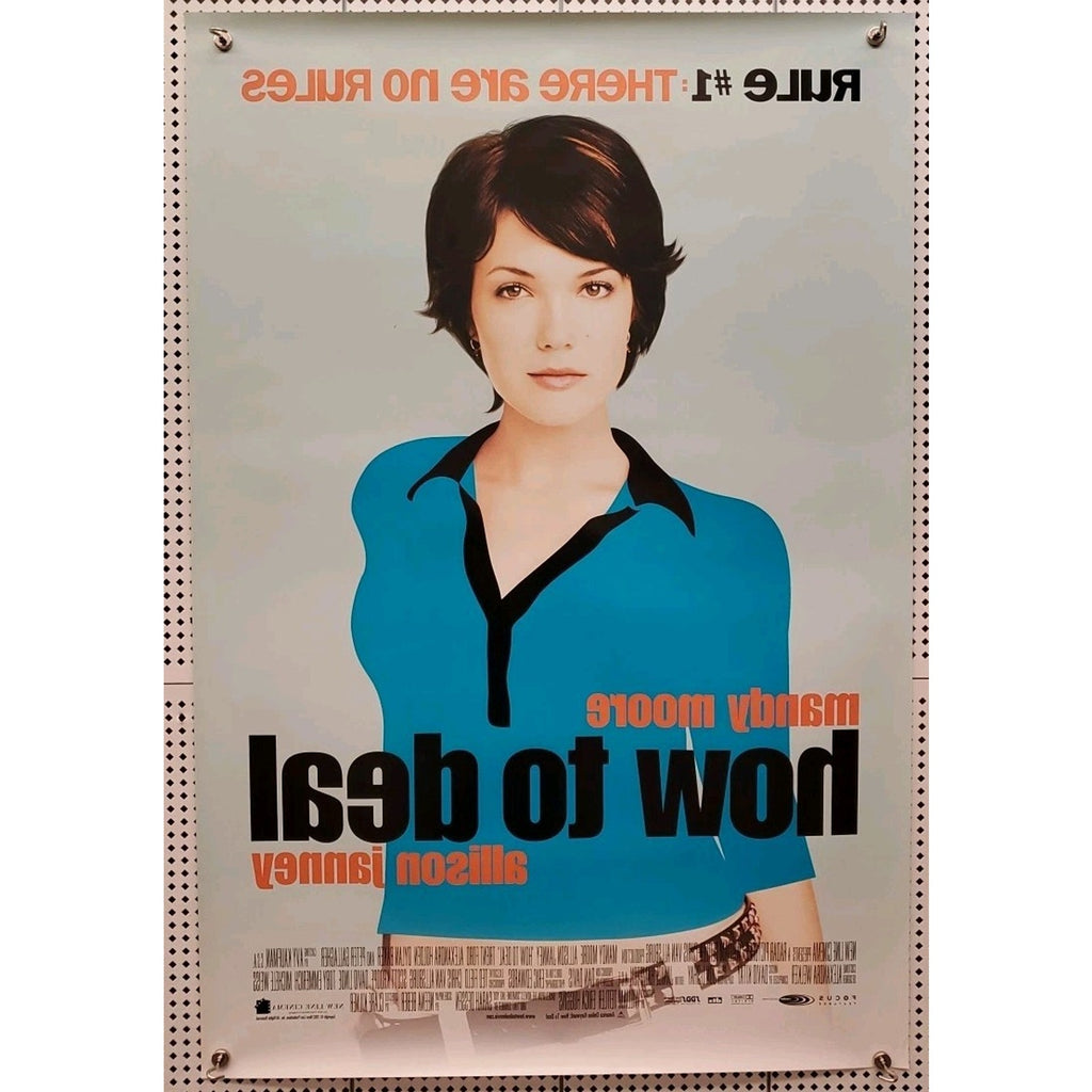 How To Deal Movie Poster 2 Sided Original 27x40 Mandy Moore Allison Janney