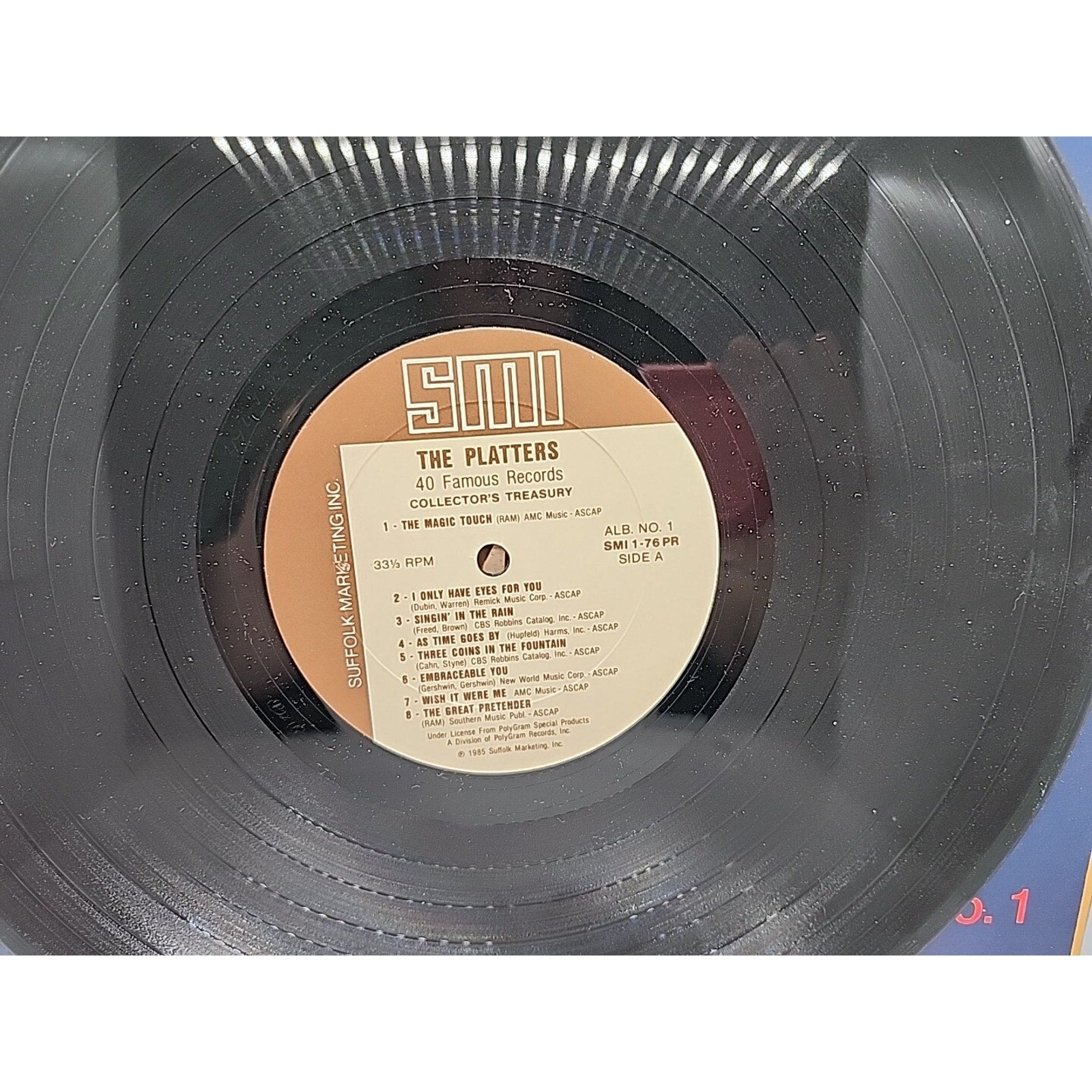 The Platters 40 Famous Records Album No.1 Collector's Treasury (Record)