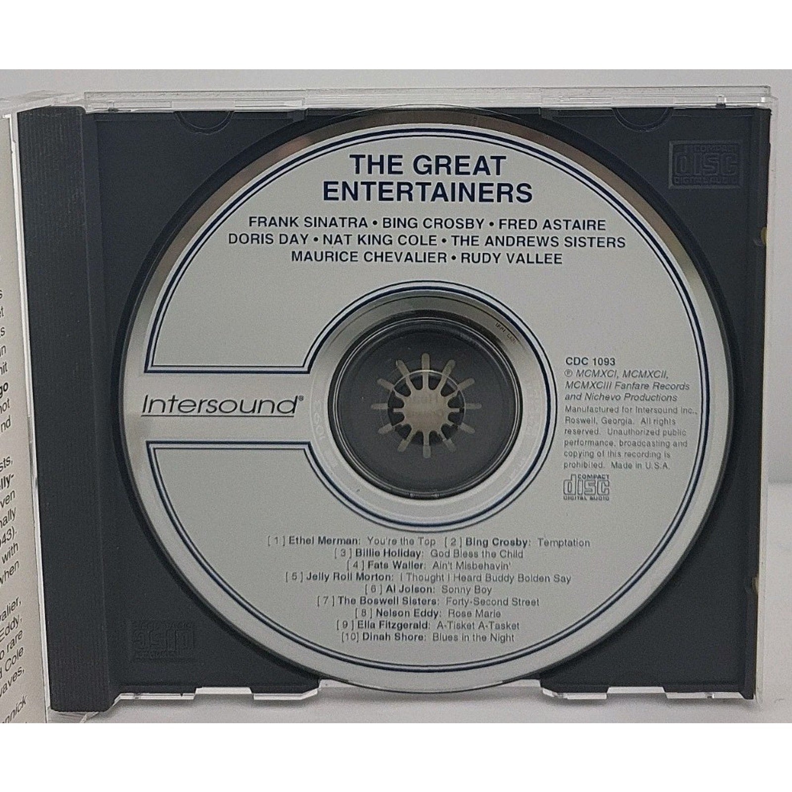 The Great Entertainers CD Original Recordings