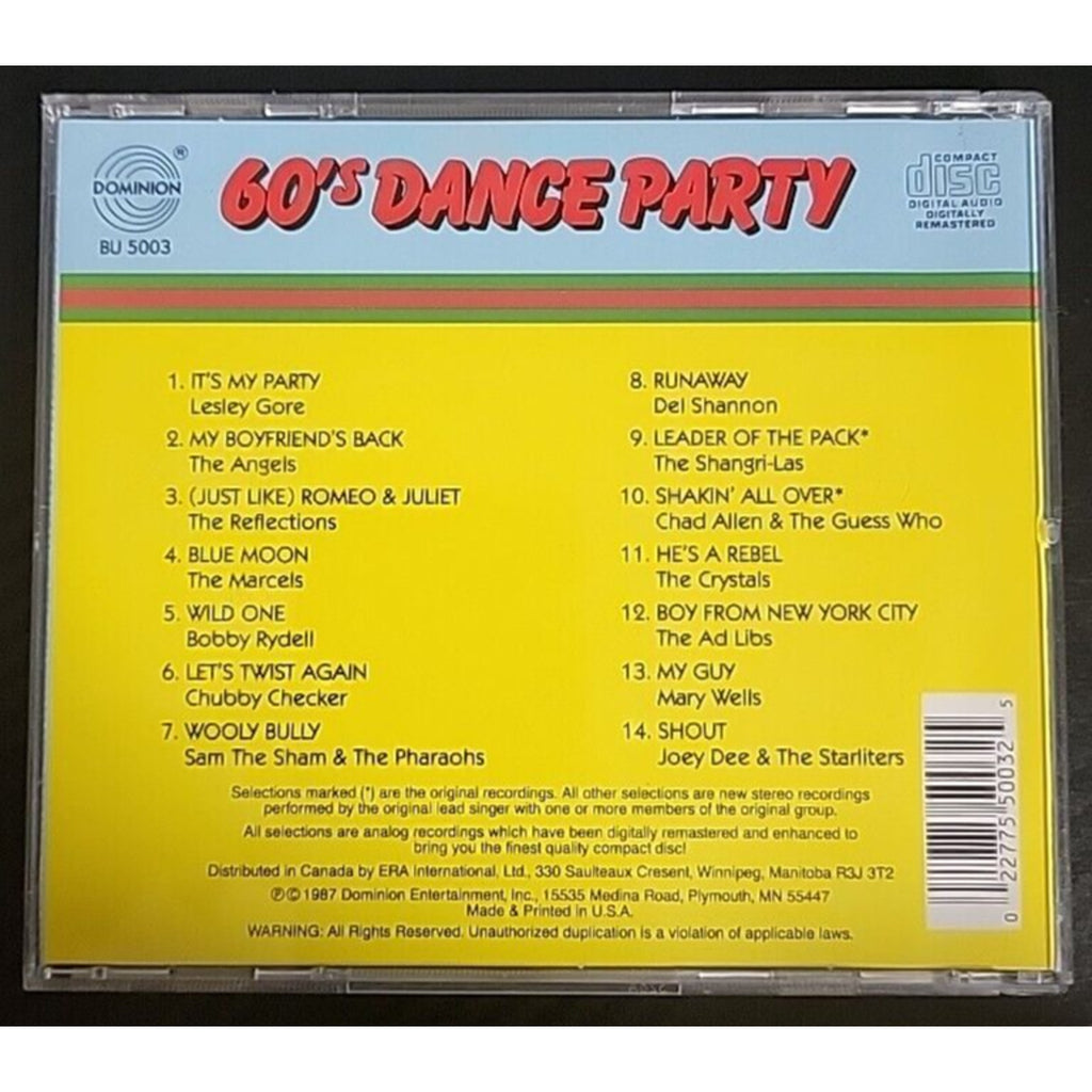 Sixties Dance Party, Vol. 1 - Audio CD