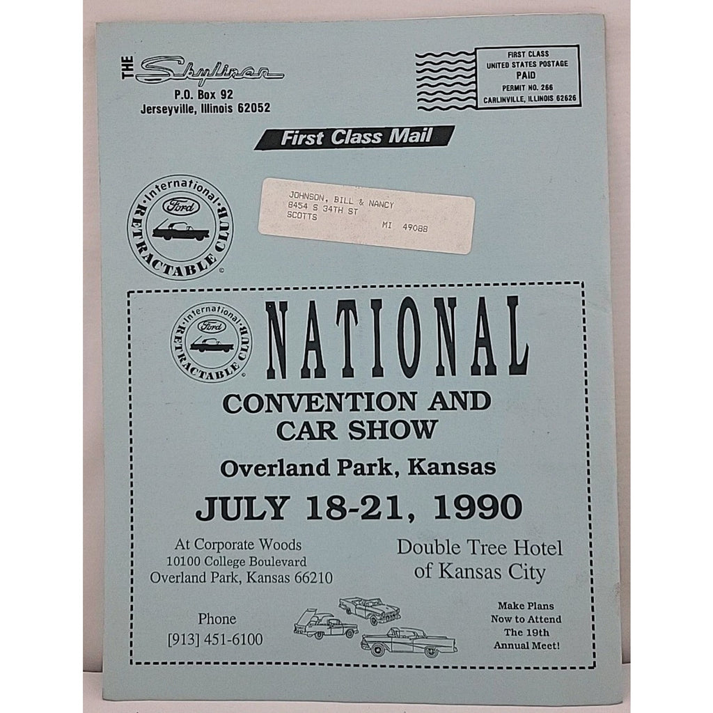 The Skyliner - International Retractable Club - May 1990 Number 115