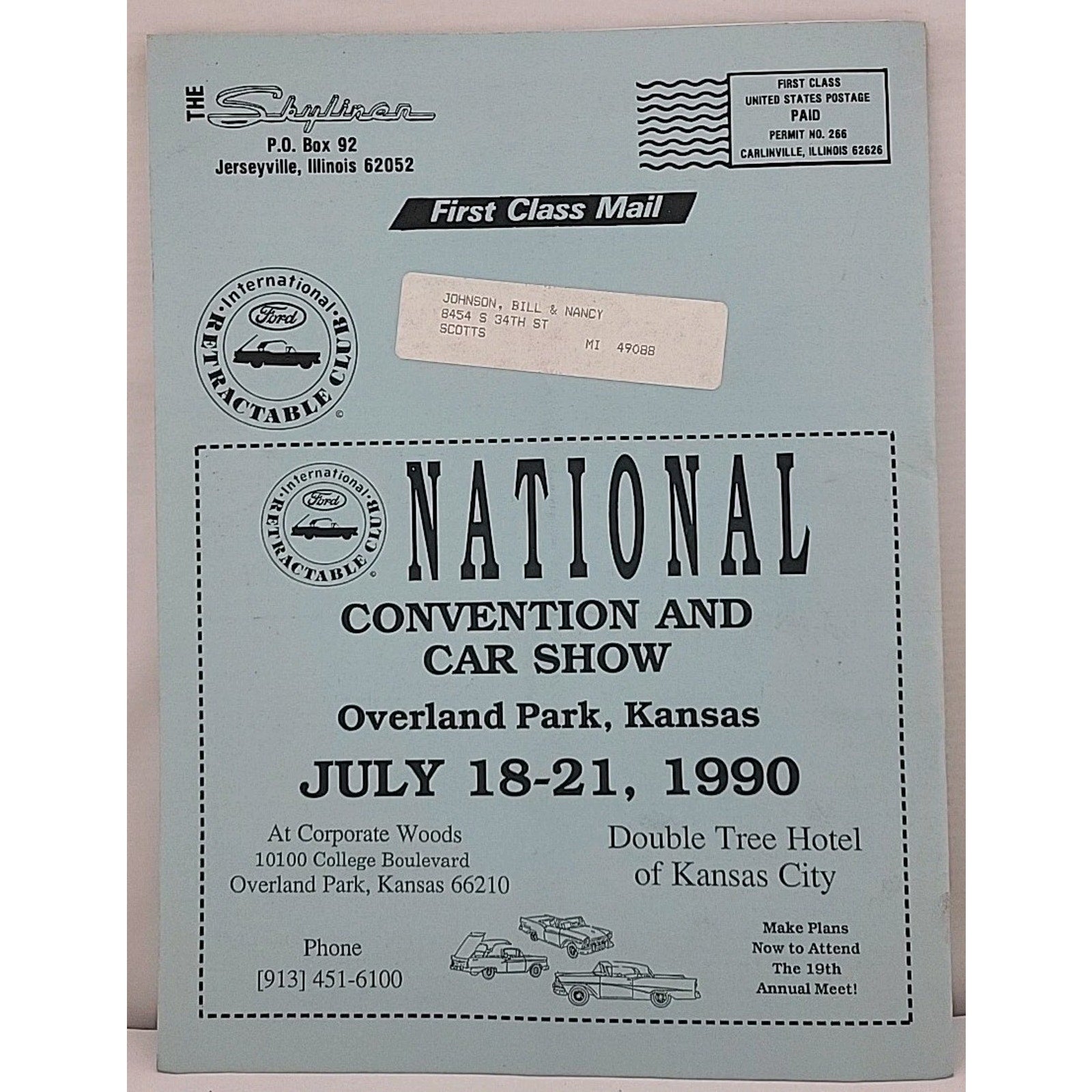 The Skyliner - International Retractable Club - May 1990 Number 115