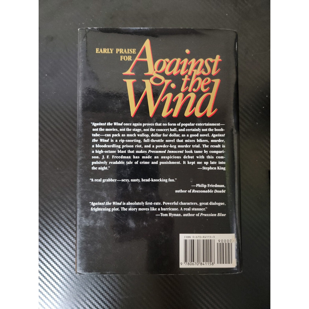 Against the Wind by J. F. Freedman (1991, Hardcover)