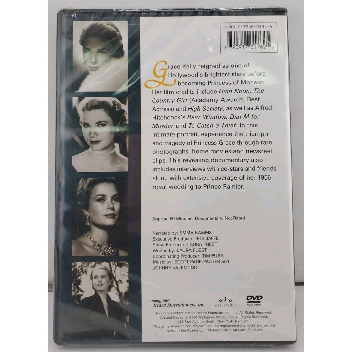 Grace Kelly (DVD, 1995) *Brand New*
