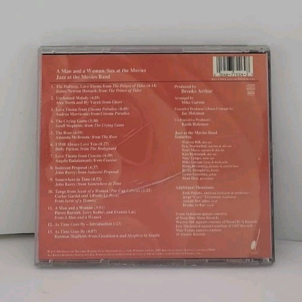 A Man and a Woman: Sax at the Movies by Jazz at the Movies Band (CD,...