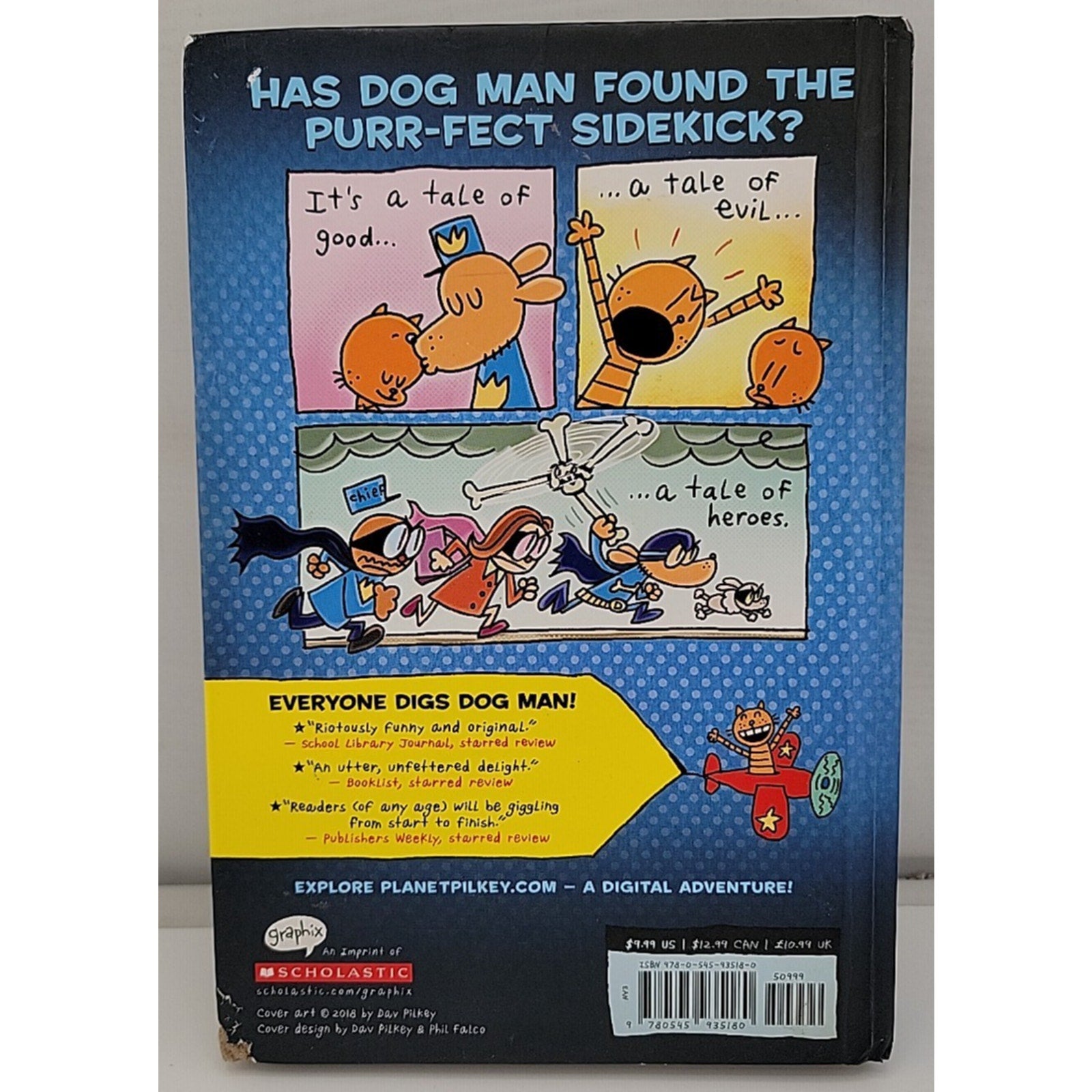Dog Man Ser.: Dog Man and Cat Kid by Dav Pilkey (2017, Hardcover)