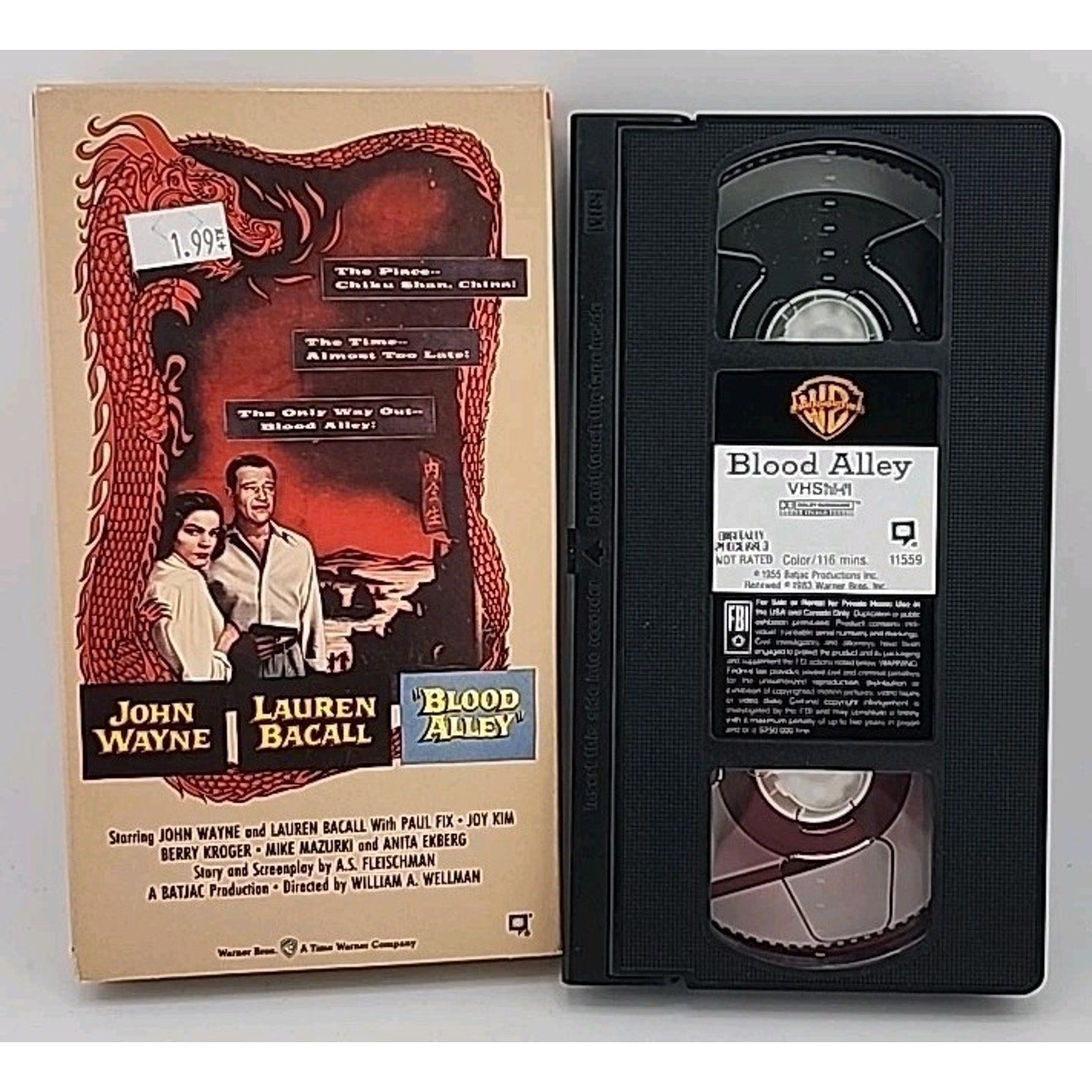 Blood Alley (VHS, 1990)