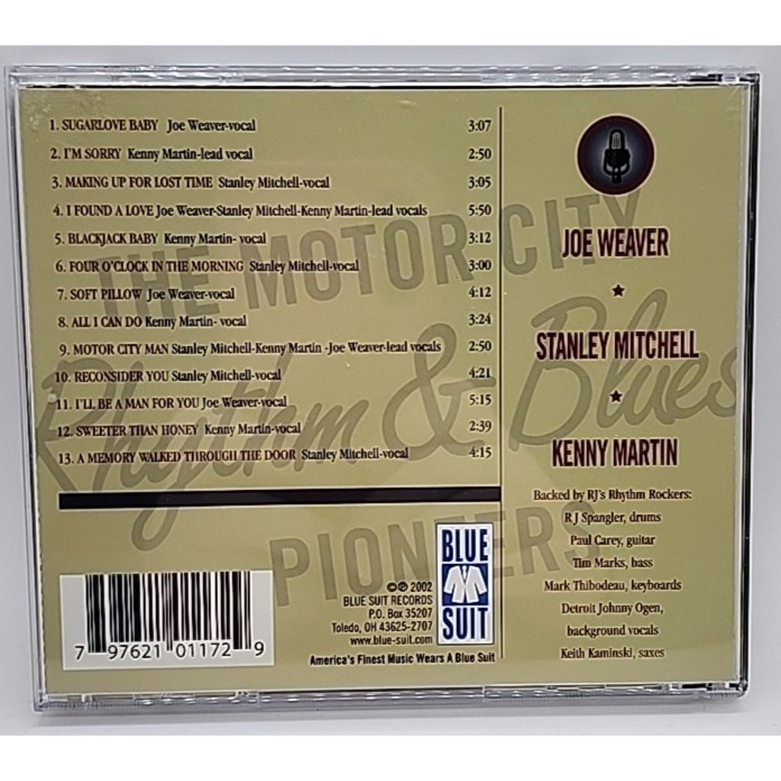 MotorCity Rhythm & Blues Pioneers by Joe Weaver (CD, 2002)