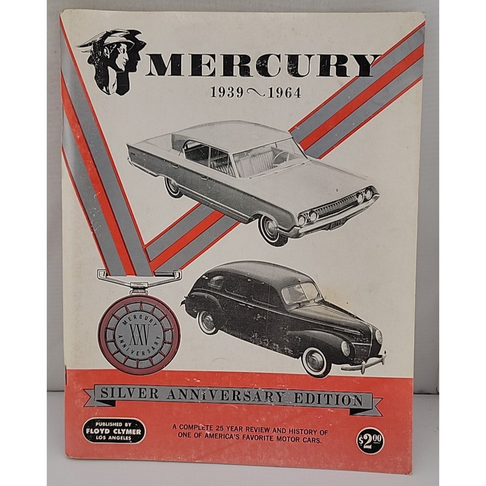 Mercury Floyd Clymer History Brochure Original 25 Anniversary 1939 Thru 1964
