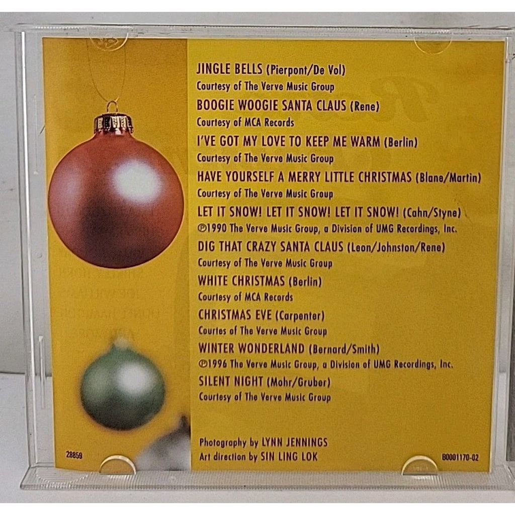 Retro Christmas Music CD Audio Ella Fitsgerald Louis Armstrong Billie Holiday