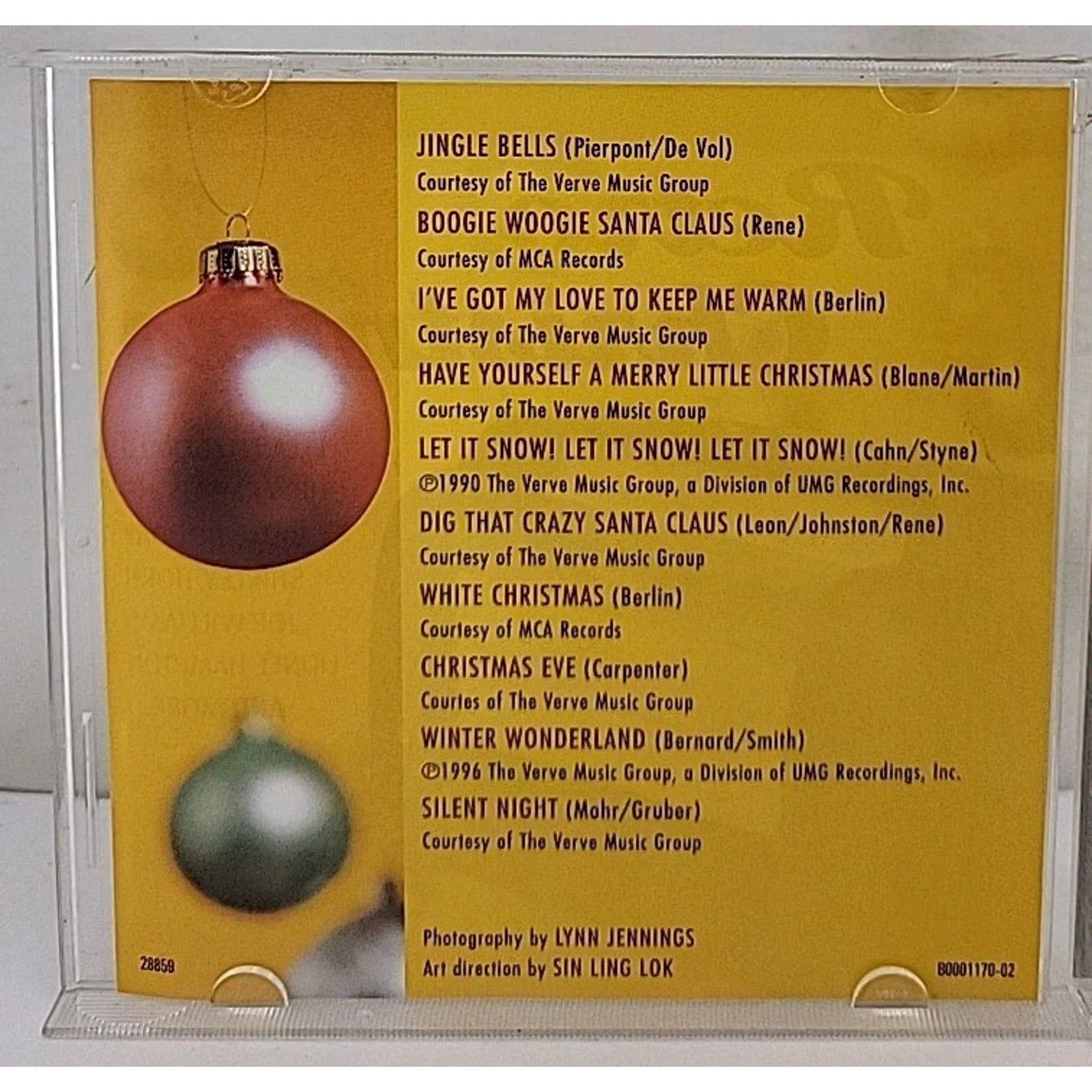 Retro Christmas Music CD Audio Ella Fitsgerald Louis Armstrong Billie Holiday