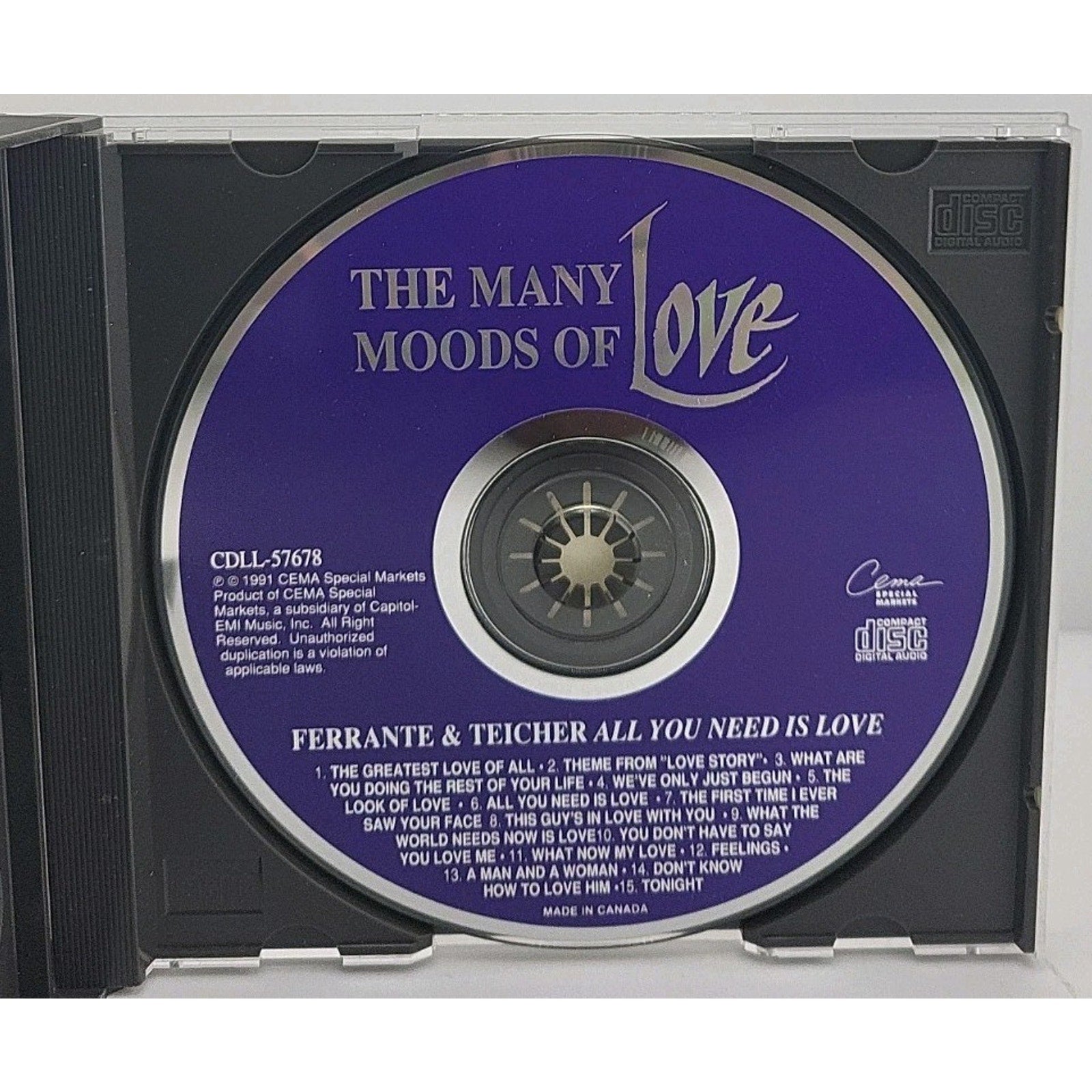The Many Moods Of Love - Audio CD