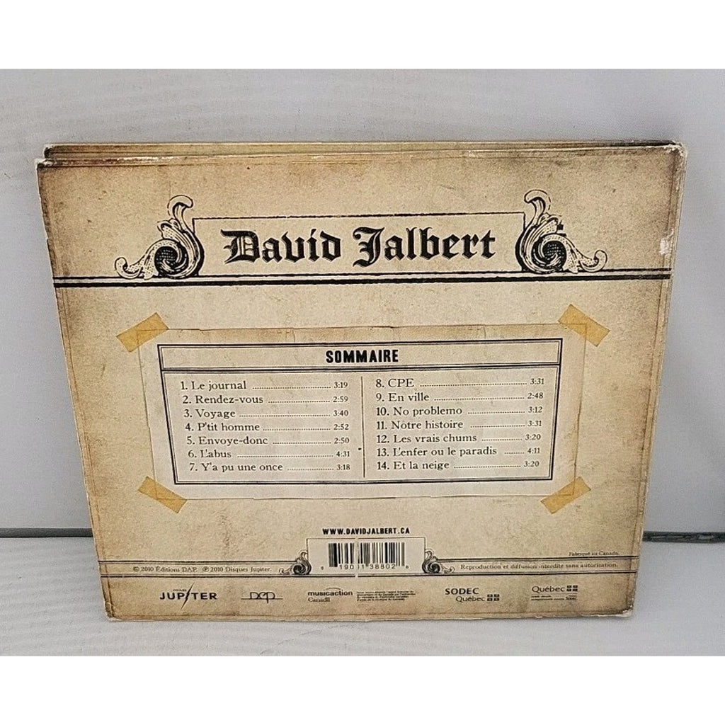 David Jalbert Le Journal CD