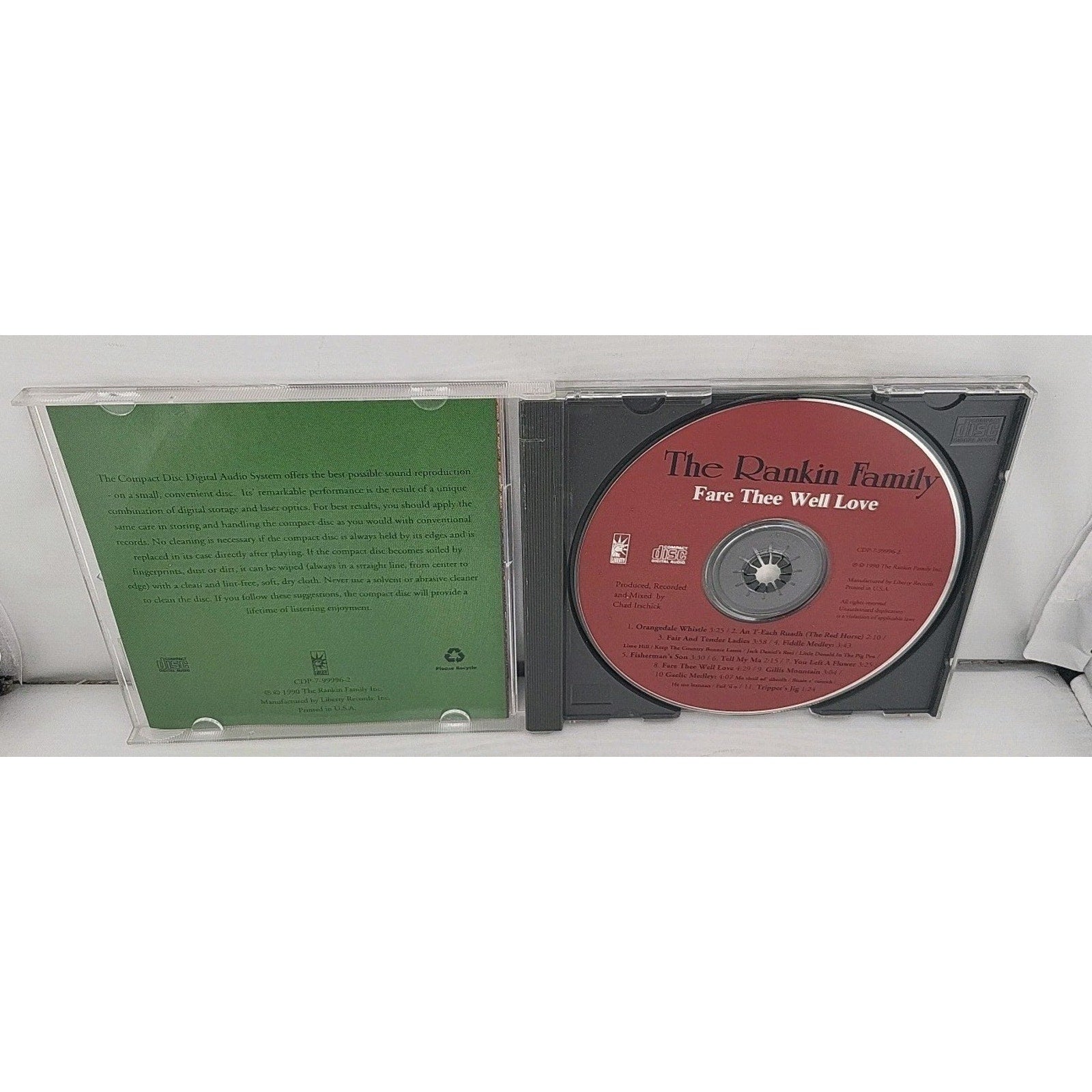 Fare Thee Well Love by The Rankin Family (CD, Nov-1992, Liberty (USA))