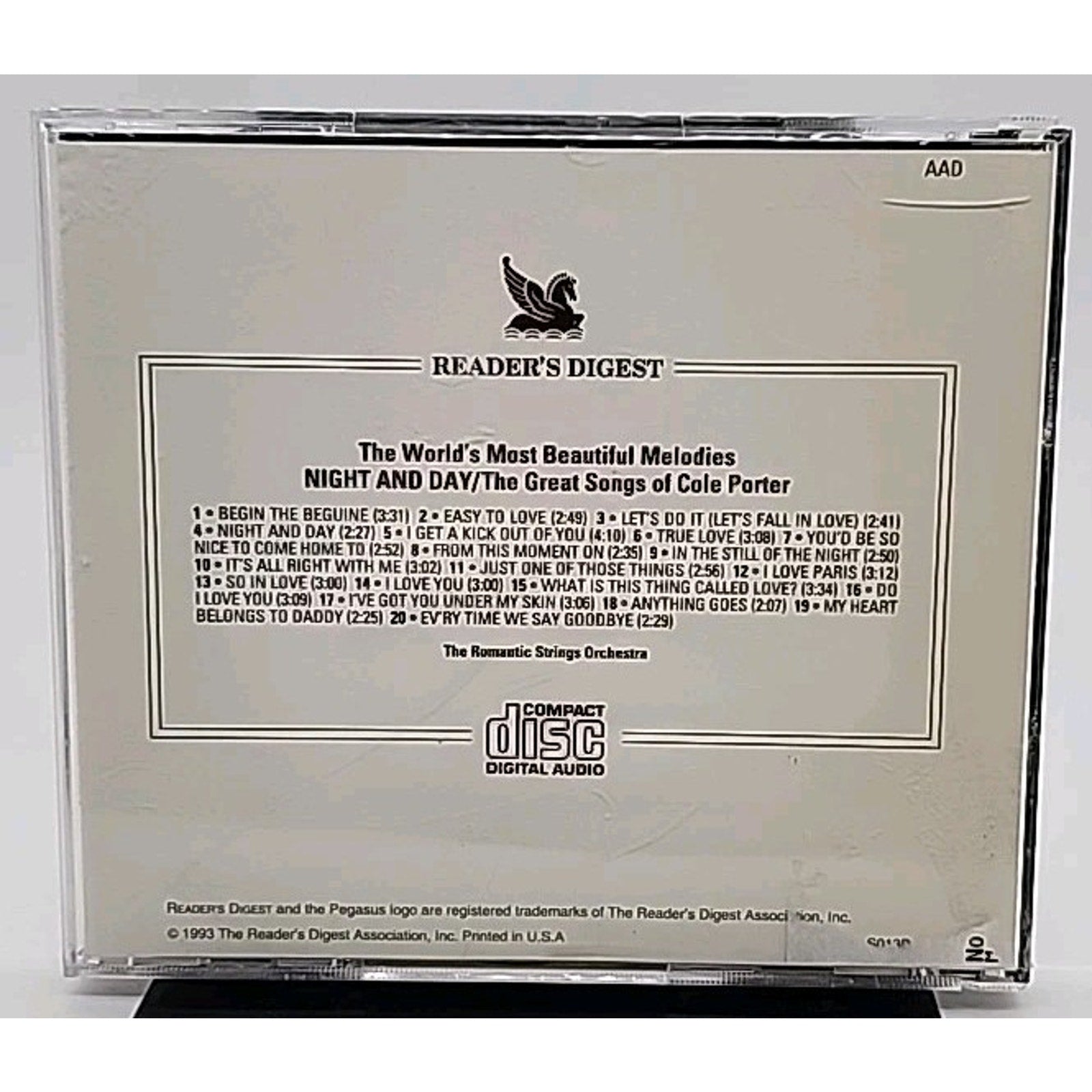 Night And Day The Great Songs Of Cole Porter CD The Romantic String