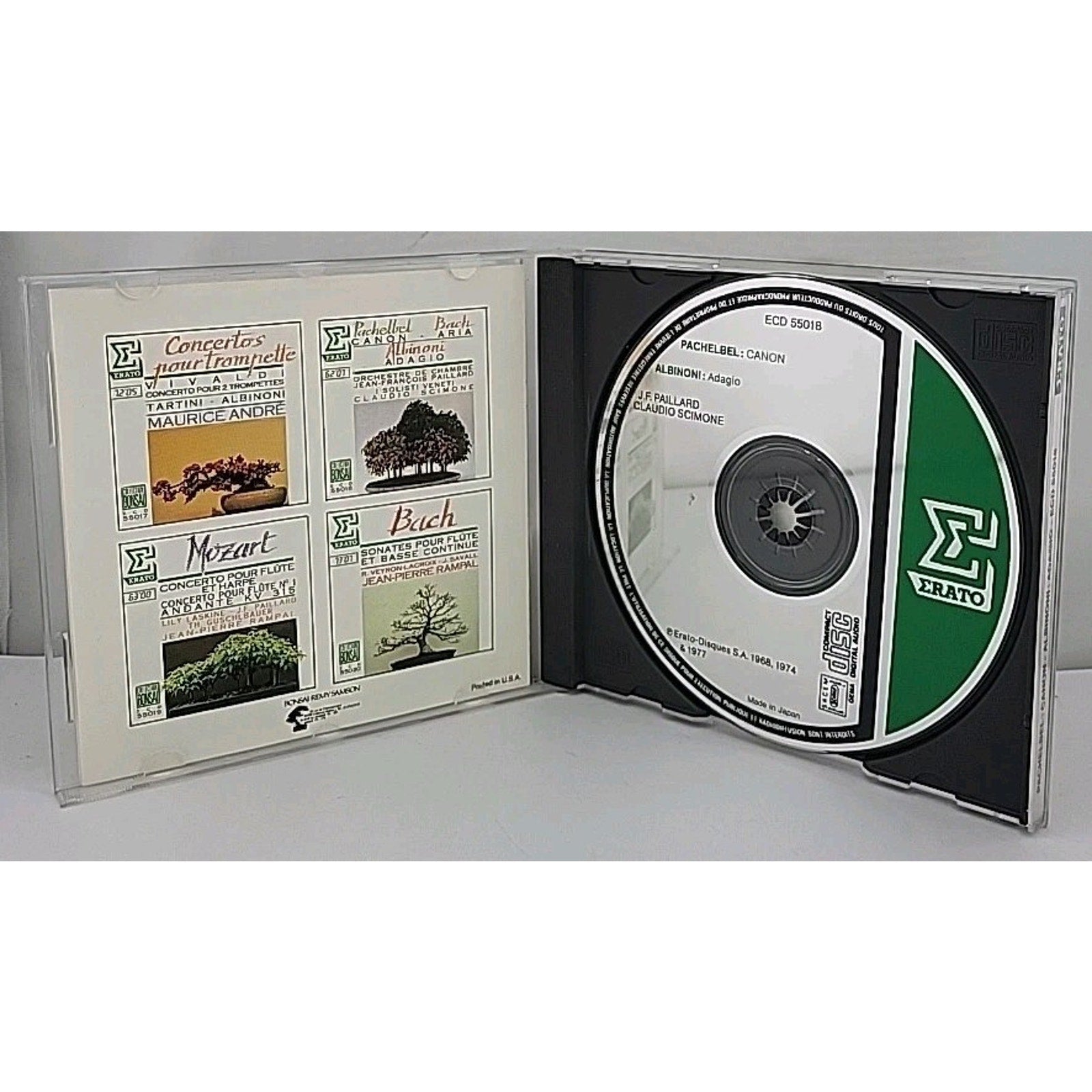 Pachelbel Canon Bach Aria Albinoni Adagio CD Erato