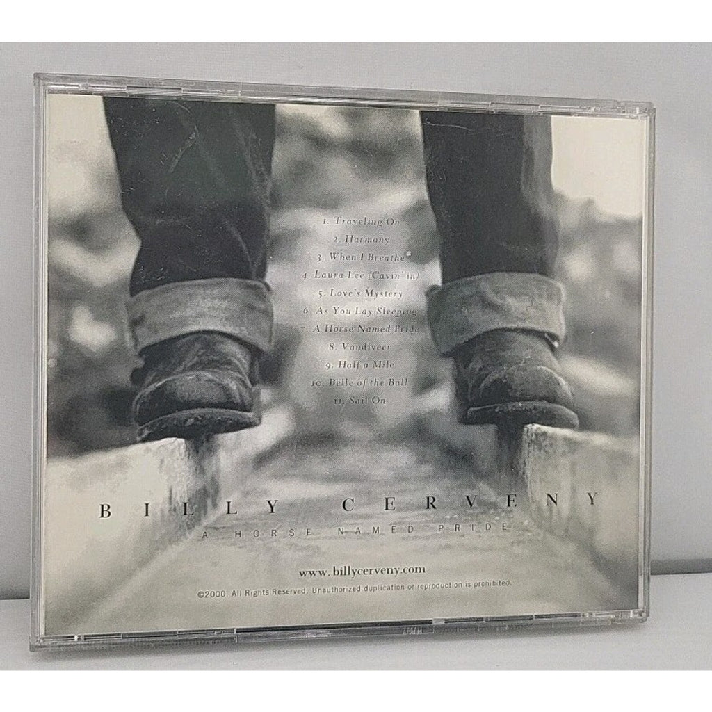 Billy Cerveny - A Horse Named Pride CD Signed