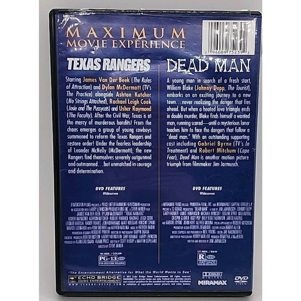 Dead Man/Texas Rangers (DVD, 2011)