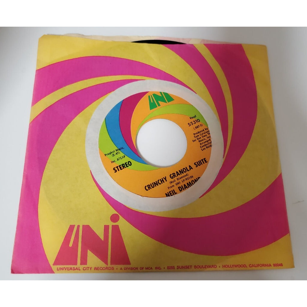 Neil Diamond - Stones - 45RPM Record - Singles