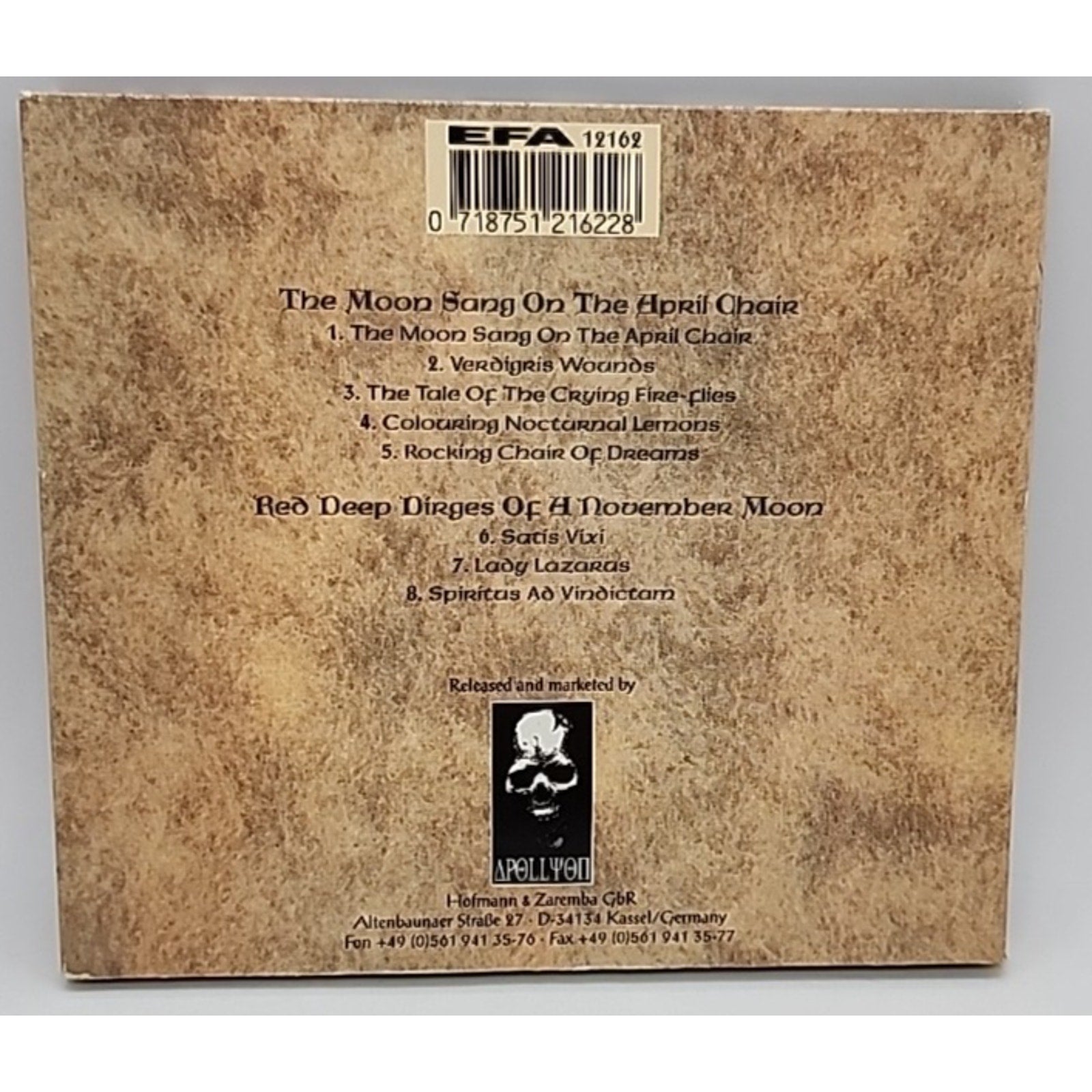 Dtaraxia The Moon Sang Ok The April Choir (CD)