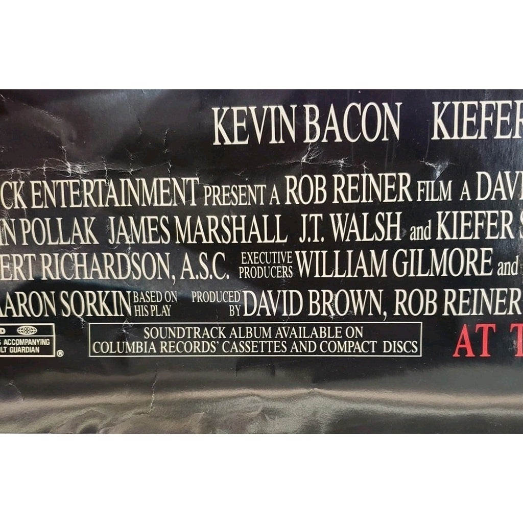 A Few Good Men 1992 Movie Poster 27x40 Theater Size Nicholson Tom Cruise
