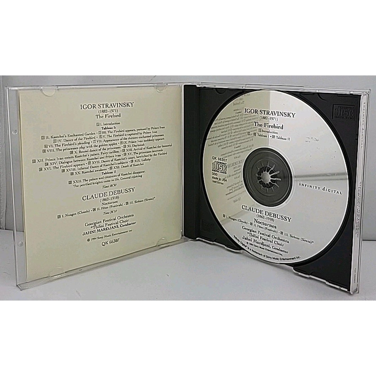 Firebird / Nocturnes by Stravinsky / Debussy (CD, 1994)